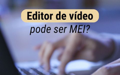Editor de vídeo pode ser MEI?